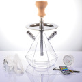 Innovative Design Prismatic LED Shisha Acrylic Glass Single or Double Hose LED Sheesha Shesha Hookah